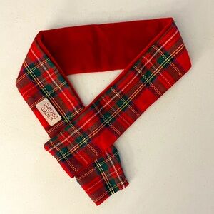 Dog Scarf, Reversible Plaid, L/XL
